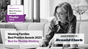 Graphic for the Best for flexible working category of the Working Families Best practice Awards