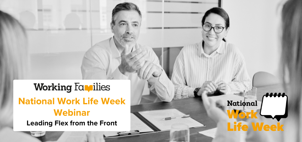 Leading Flex from the Front - National Work Life Week webinar - Working ...